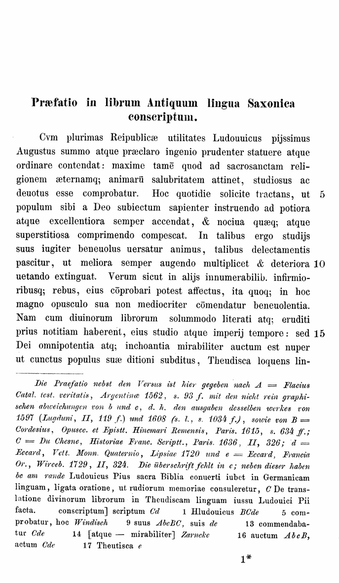 HELIAND herausgegeben von Eduard Sievers (1878) p.  3.