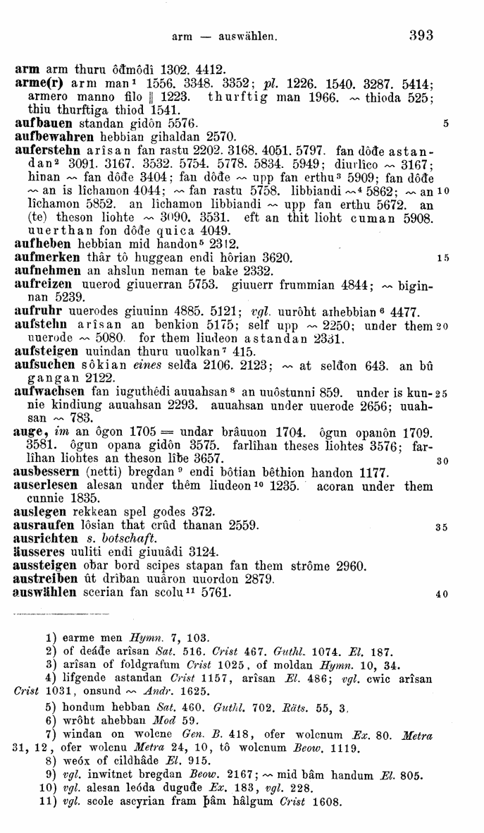 HELIAND herausgegeben von Eduard Sievers (1878) p.  393.