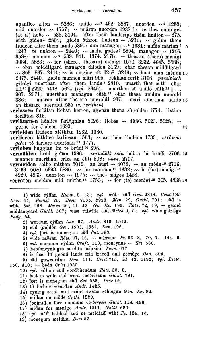 HELIAND herausgegeben von Eduard Sievers (1878) p.  457.