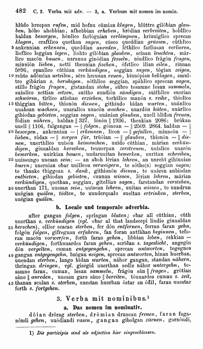 HELIAND herausgegeben von Eduard Sievers (1878) p.  482.
