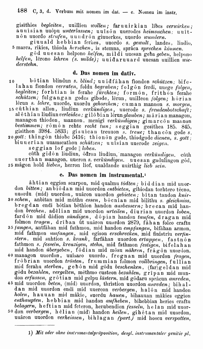 HELIAND herausgegeben von Eduard Sievers (1878) p.  488.