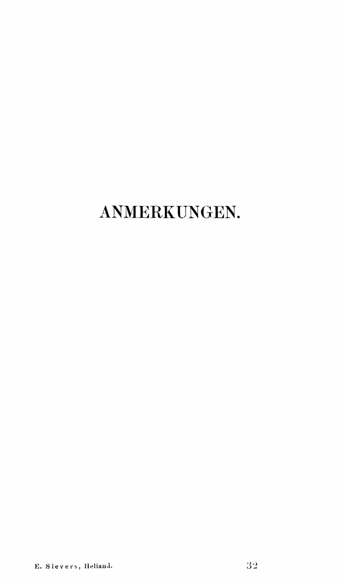 HELIAND herausgegeben von Eduard Sievers (1878) p.  497.