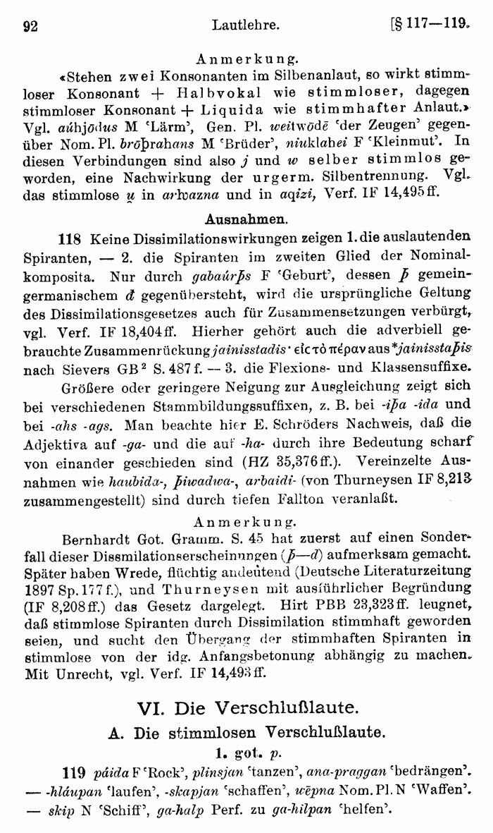 Wilhelm Streitberg 1920: Gotisches Elementarbuch p. 92.