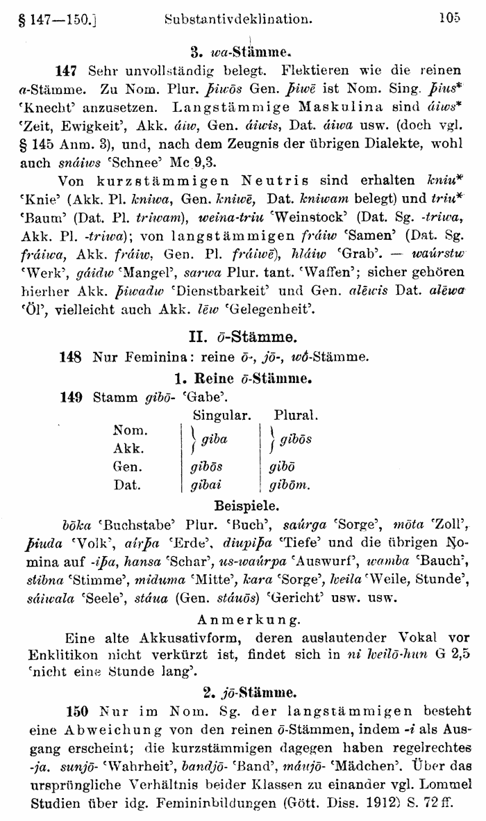 Wilhelm Streitberg 1920: Gotisches Elementarbuch p. 105.