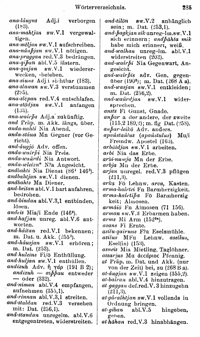 Wilhelm Streitberg 1920: Gotisches Elementarbuch p. 285.
