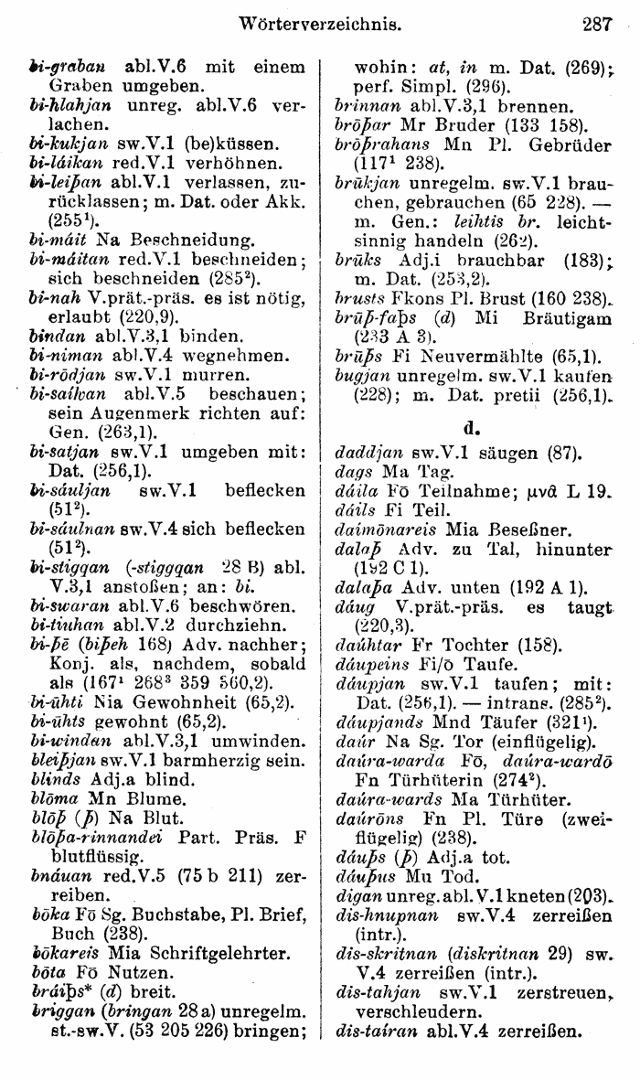 Wilhelm Streitberg 1920: Gotisches Elementarbuch p. 287.