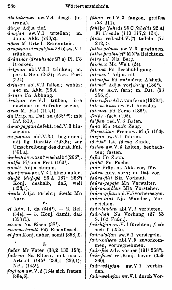 Wilhelm Streitberg 1920: Gotisches Elementarbuch p. 288.