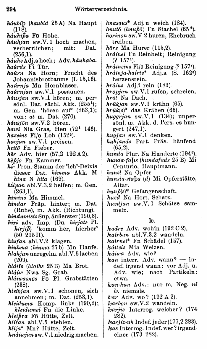 Wilhelm Streitberg 1920: Gotisches Elementarbuch p. 294.