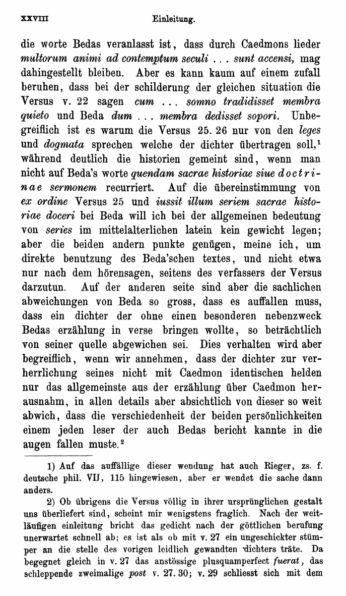HELIAND herausgegeben von Eduard Sievers (1878) p.  xxviii.
