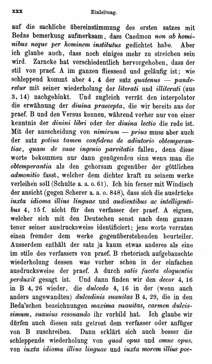 HELIAND herausgegeben von Eduard Sievers (1878) p.  xxx.