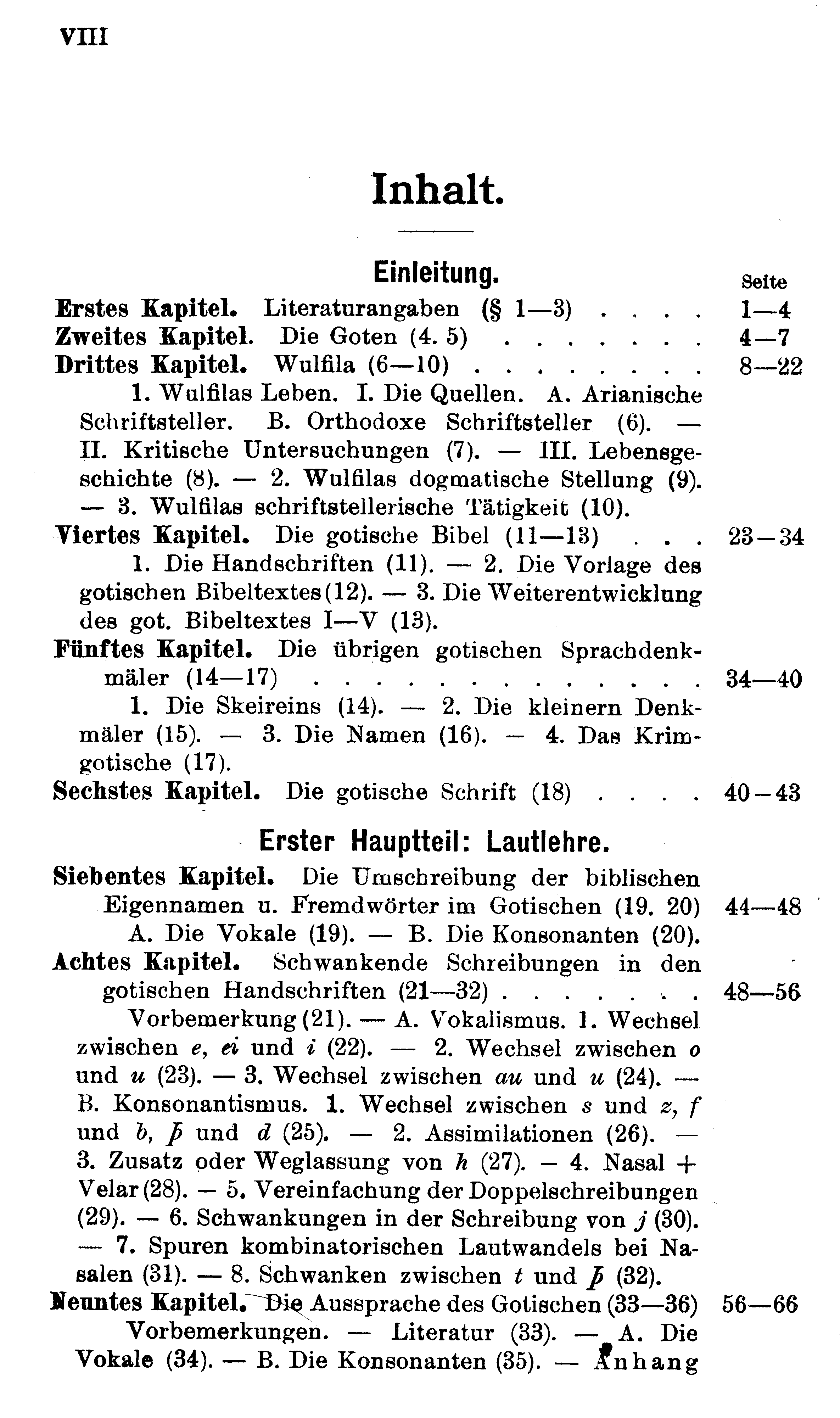facsimile image (Streitberg 1920, p. viii)