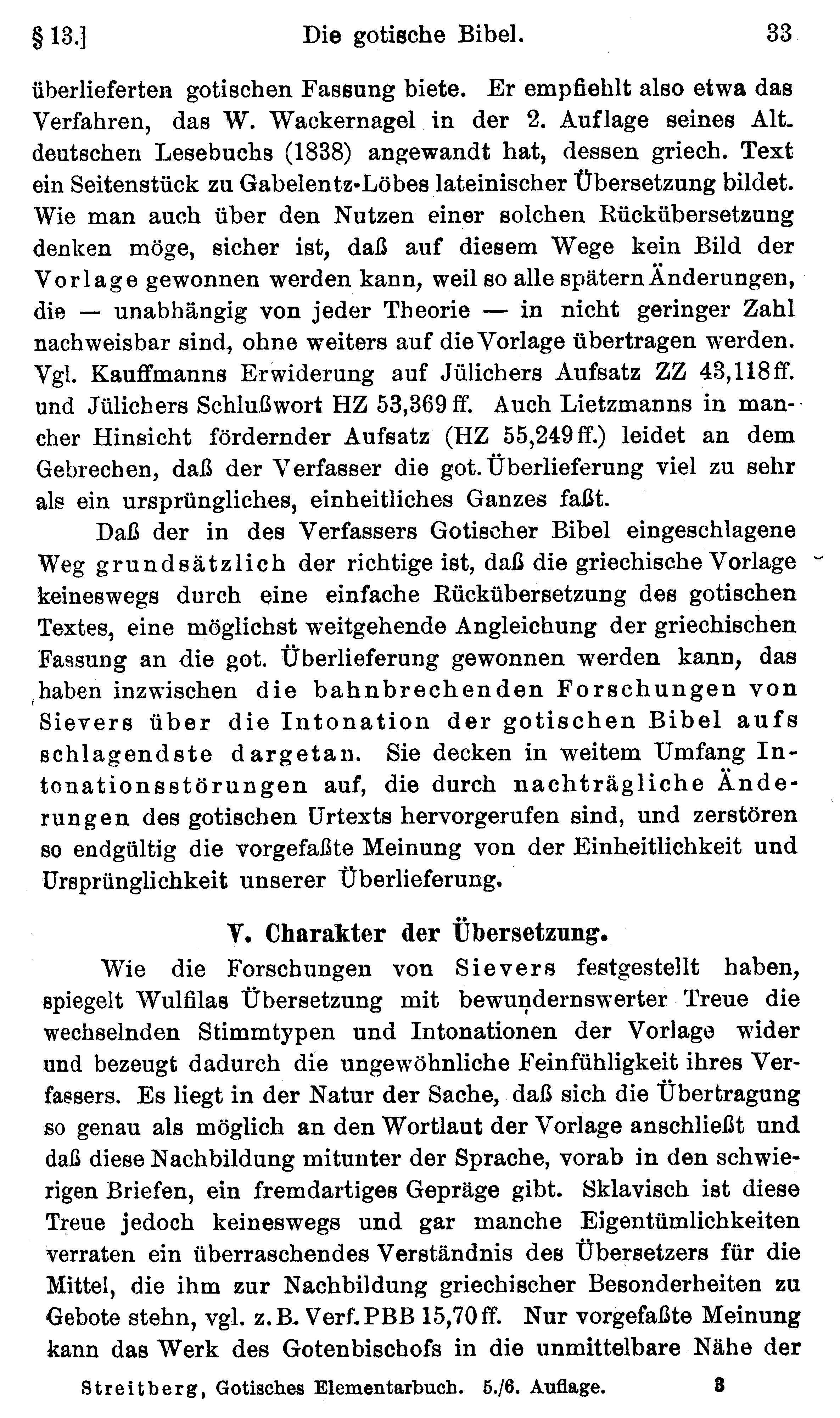facsimile image (Streitberg 1920, p. 33)